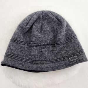 Bula Gray Beanie Cap OS Wool / Acrylic Blend Unisex